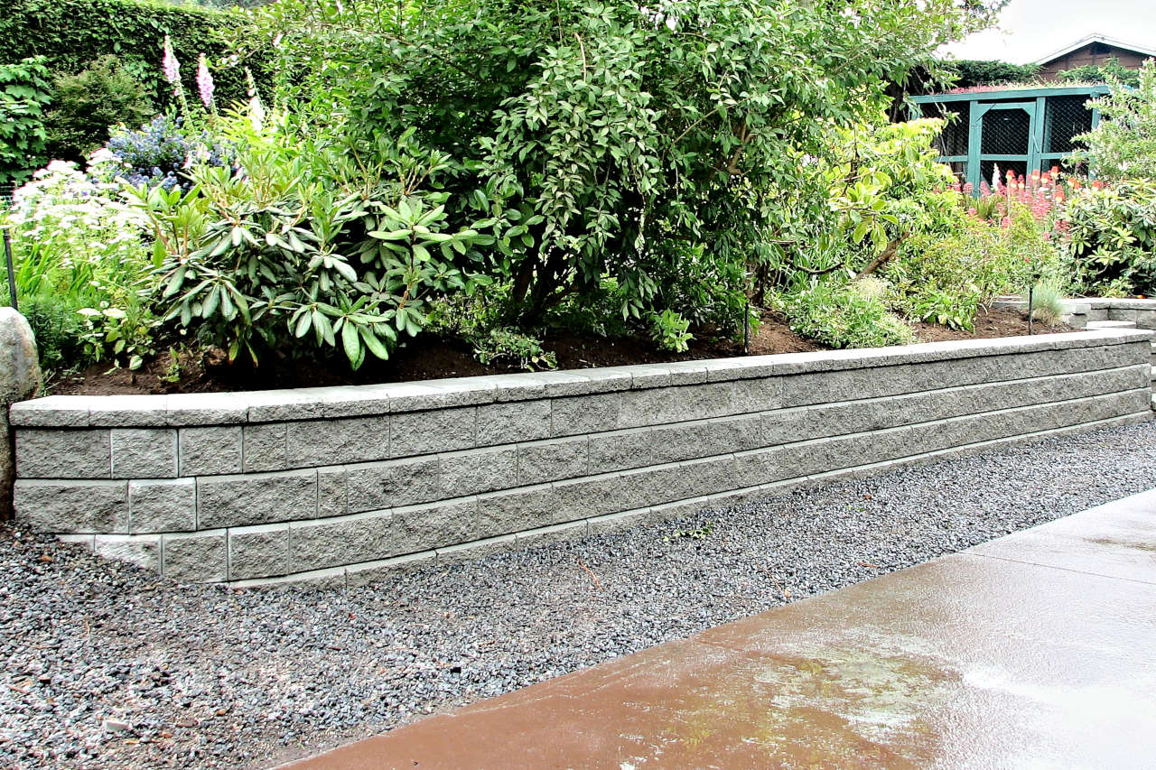 Cape Saint Claire Retaining Wall and Garden Wall Construction