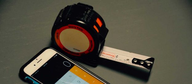 Measure a room and find the square footage using a tape measure and calculator