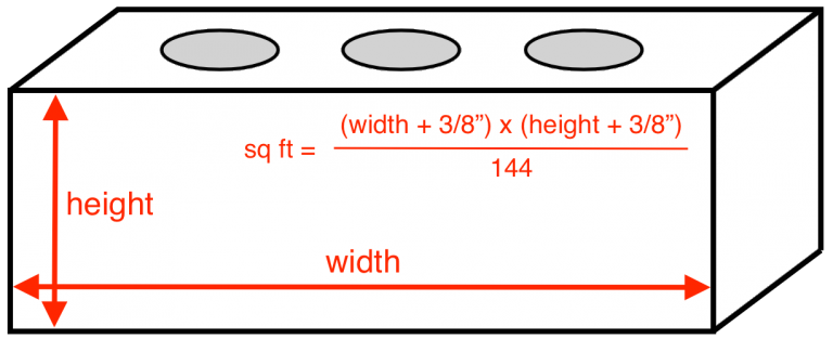 circle brick calculator