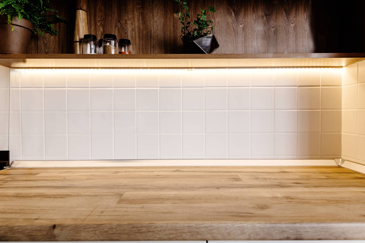 philips hue kitchen cabinets