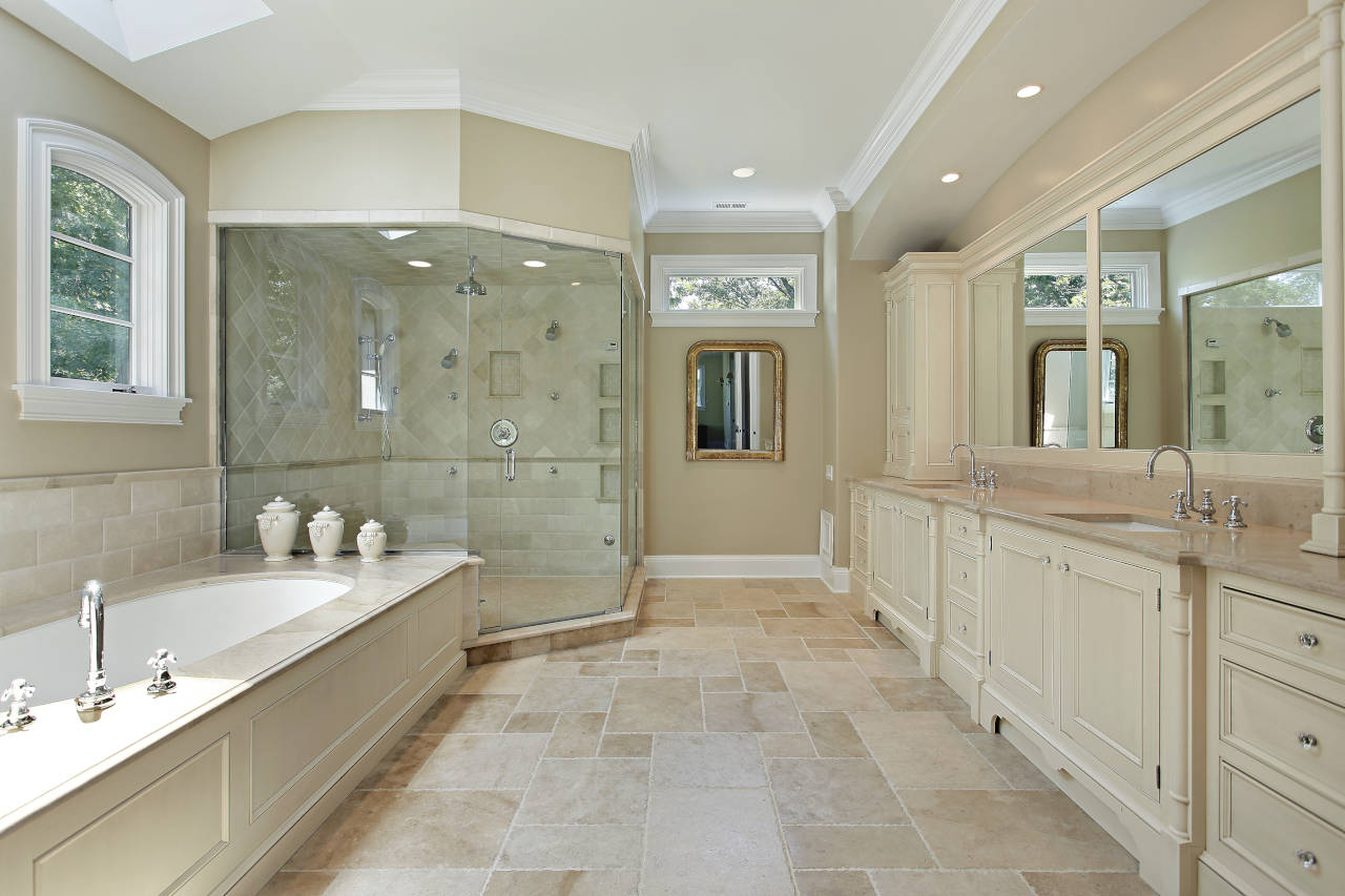 Install Heated Bathroom Flooring, Cost To Tile Floor Bathroom