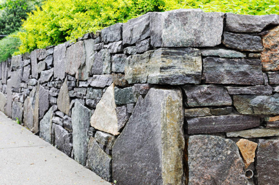 Cost To Build A Retaining Wall In 2021 Inch Calculator - Dry Stack Stone Wall Calculator