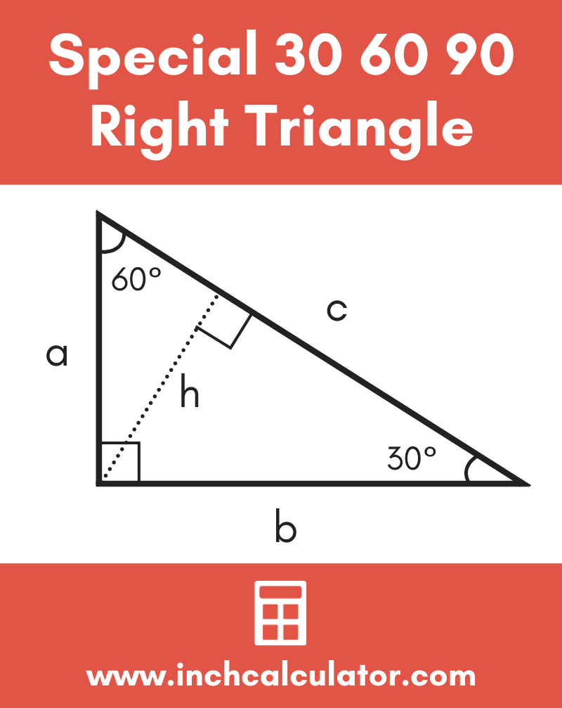 30 60 90 Special Right Triangle Calculator - Inch Calculator