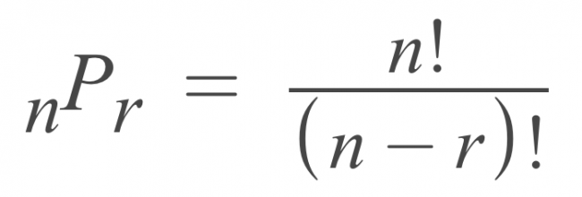 combination and permutation formula